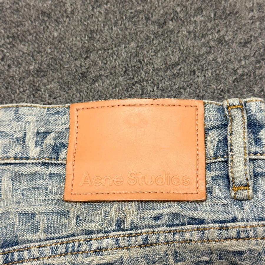 ACNE STUDIOS アクネストゥディオズ 24AW モノグラムデニムショート