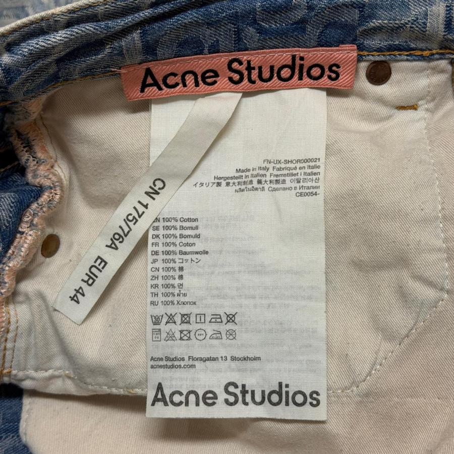 ACNE STUDIOS アクネストゥディオズ 24AW モノグラムデニムショート