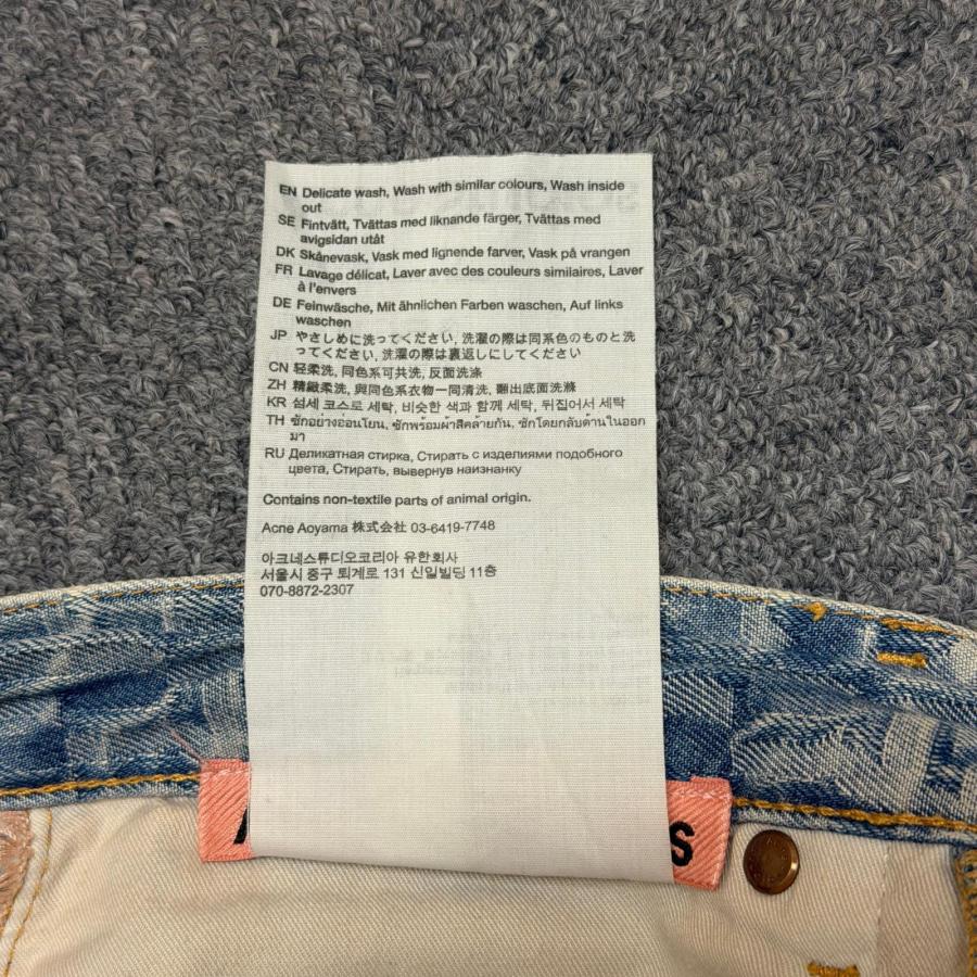 ACNE STUDIOS アクネストゥディオズ 24AW モノグラムデニムショート