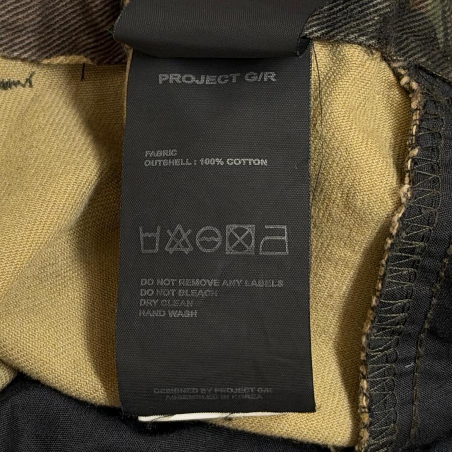 PROJECTGR プロジェクトGR カモバイカーパンツ ミリタリーパンツ カモ