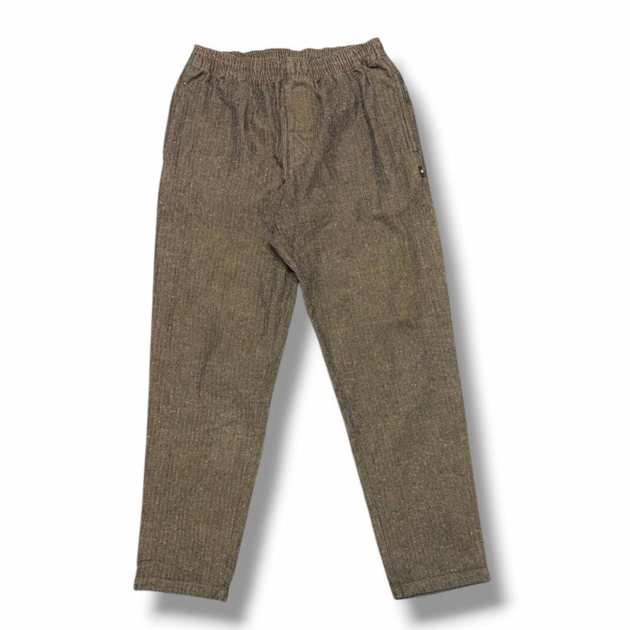 STUSSY（ステューシー） OLD BEACH PANTS ヘリンボーンイージーパンツ