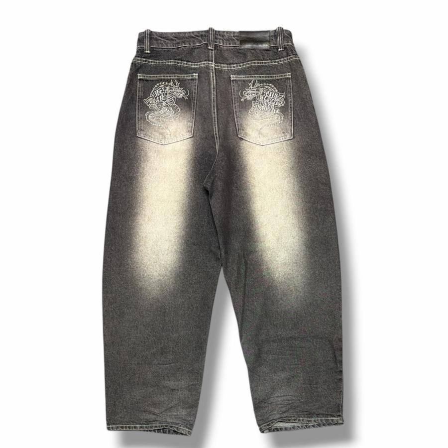 BlackEyePatch ブラックアイパッチ DRAGONS EXTRA BAGGY JEANS