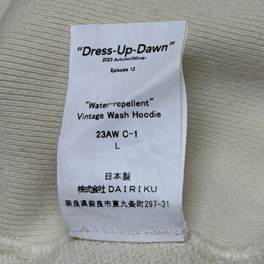 DAIRIKU ダイリク 23AW Water-repellent Vintage Wash Hoodie 