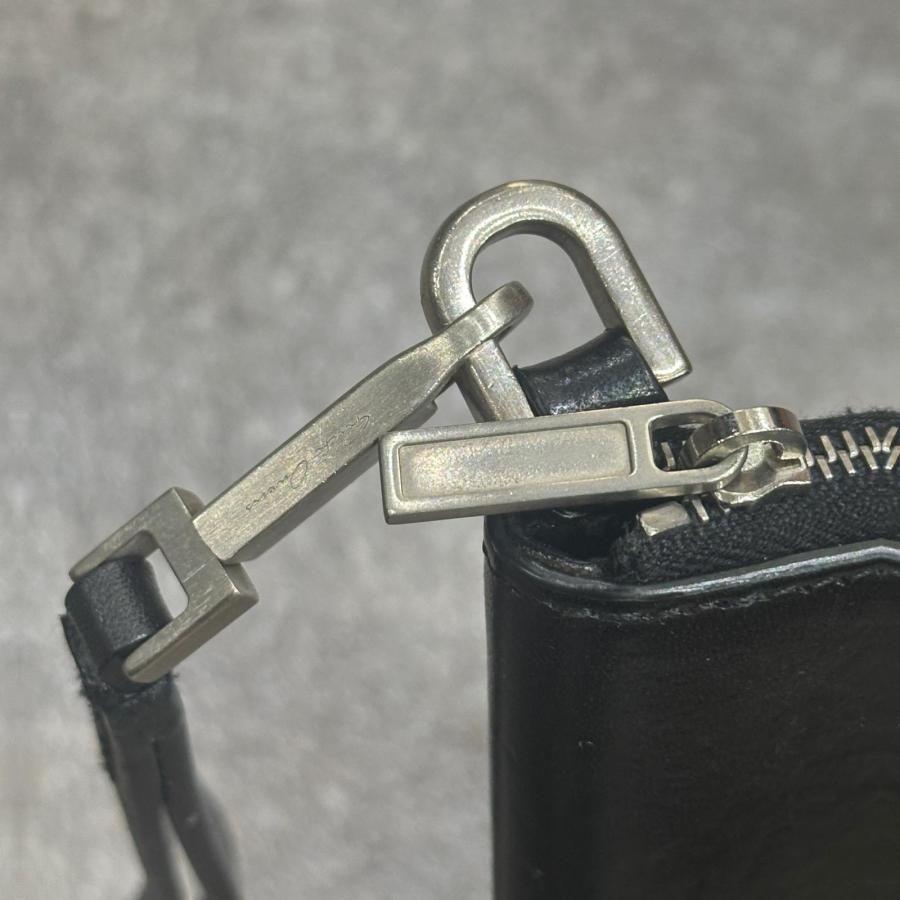 Rick Owens リックオウエンス レザーネックウォレット ブラック F