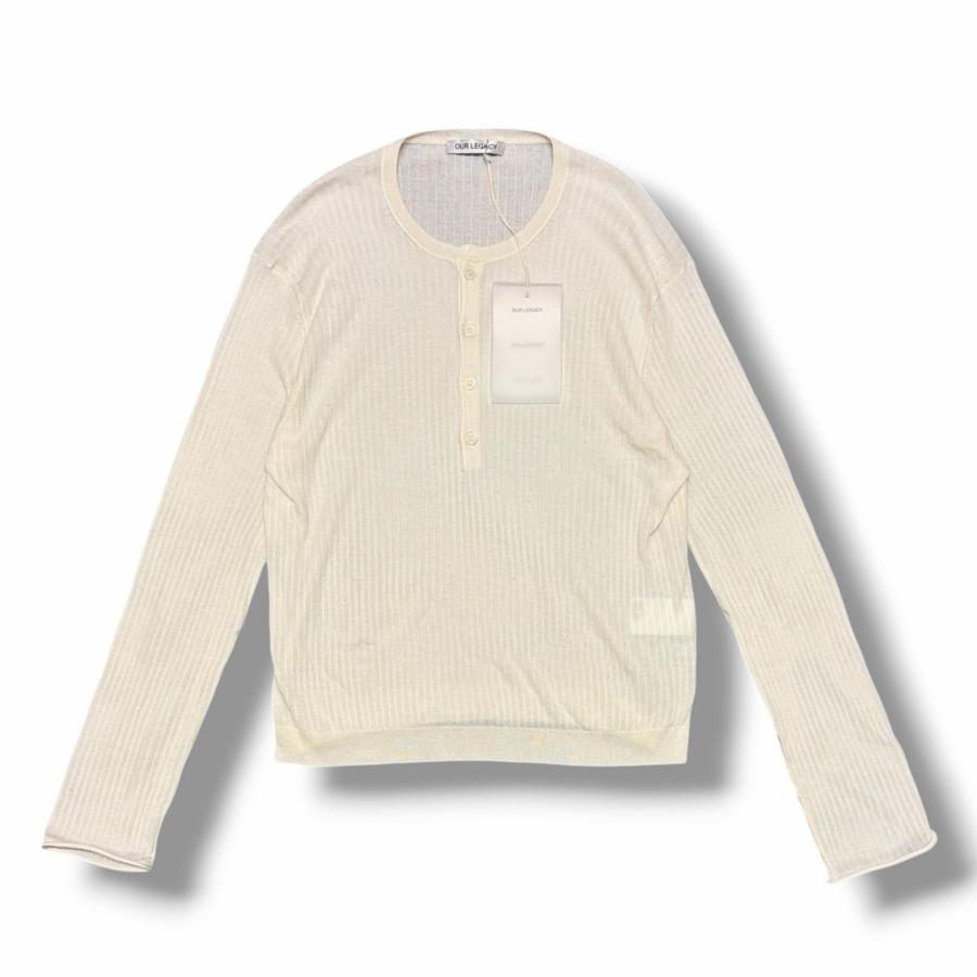 未使用品 Our Legacy アワーレガシー 26SS FINE HENLEY ヘンリーネック