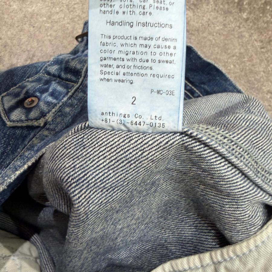 未使用品 A.PRESSE アプレッセ 26SS STYLE1 Vintage Denim Logger