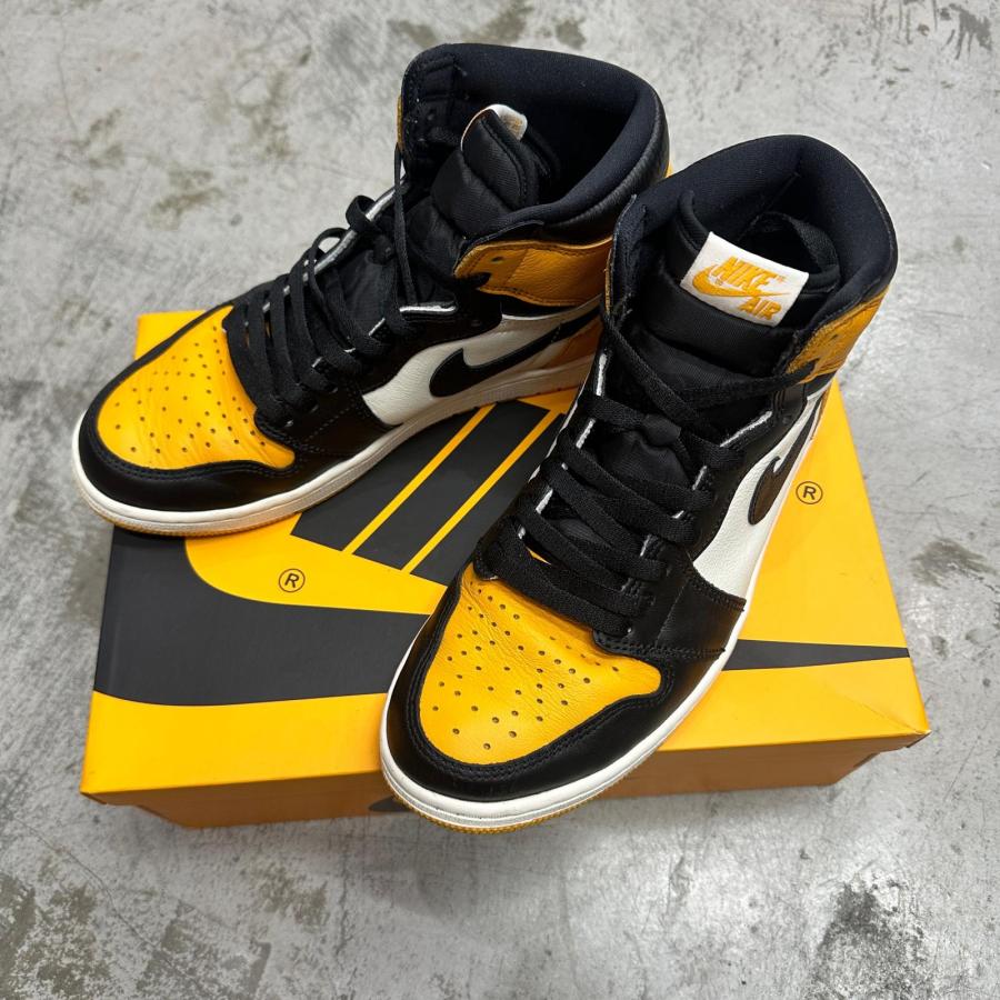 #新品未使用ナイキAir Jordan 1ハイカットシューズ 黒/黄色#11.5 NIKE（ナイキ） Air Jordan 1 Retro High OG 