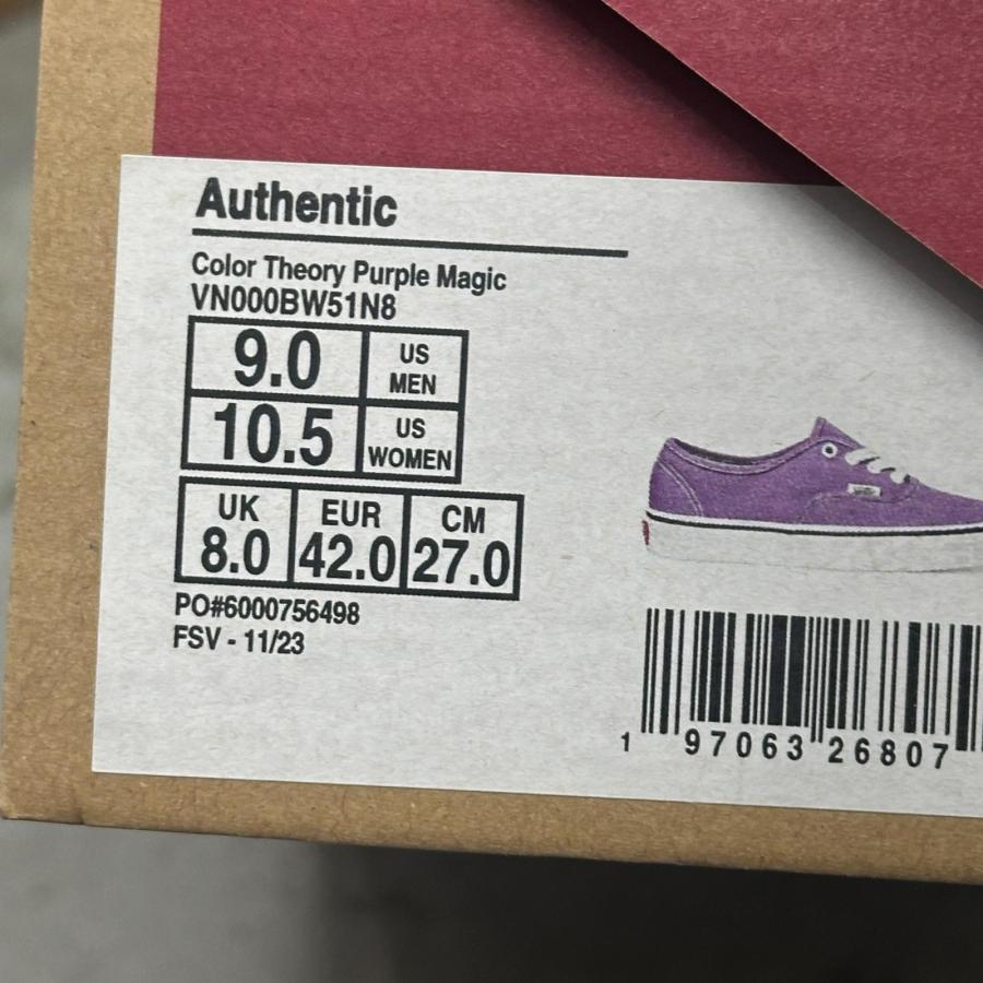 VANS（ヴァンズ） 未使用品 バンズ AUTHENTIC オーセンティック 