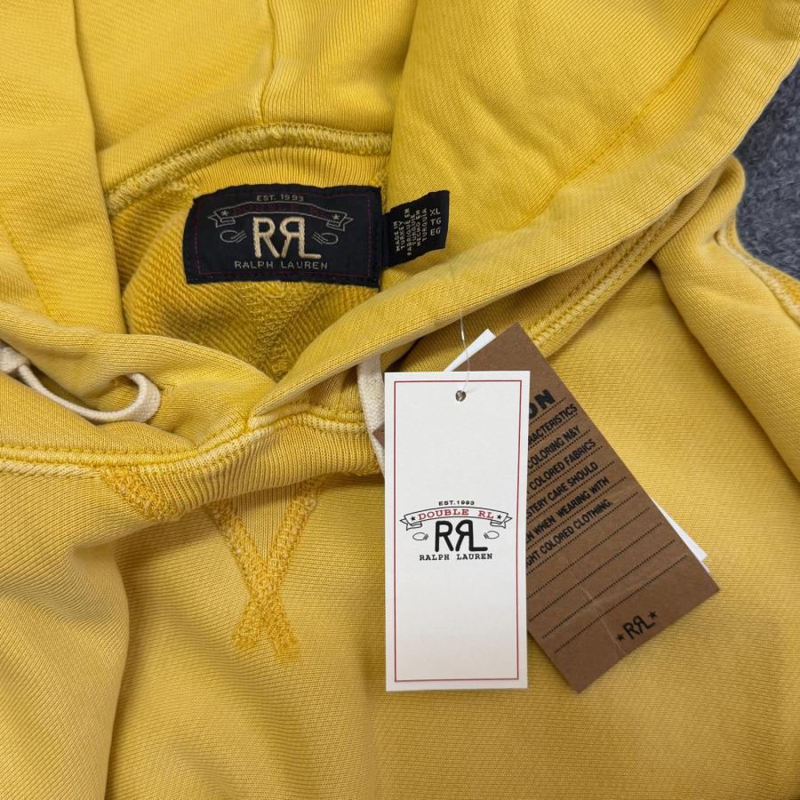 未使用品 RRL ダブルアールエル ガーメントダイドフリースフーディー 