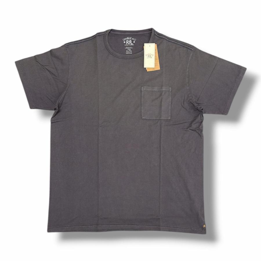 RRL Ralph Lauren ポケットTシャツ ネイビー Lサイズ 未使用品 RRL ダブルアールエル ガーメントダイド ポケット Tシャツ