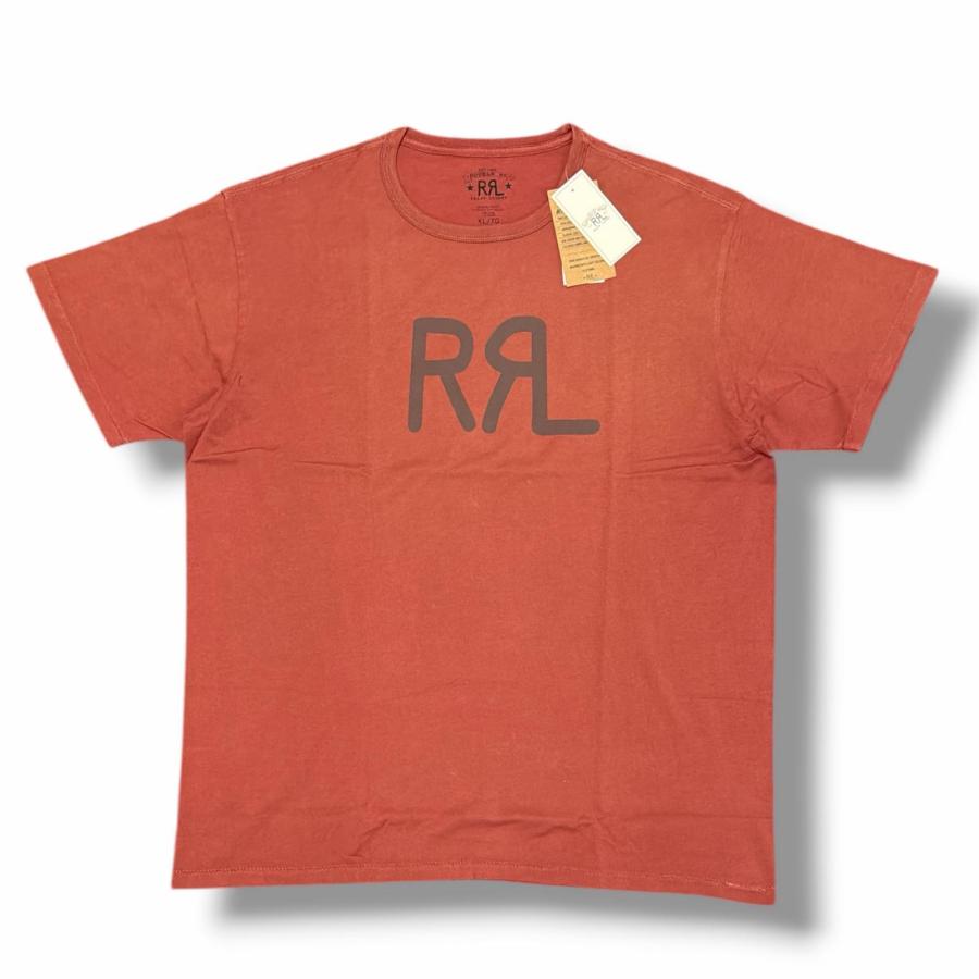 RRL ロゴ 長袖カットソー美品 RRL ダブルアールエル Ranch Logo T-Shirt ランチロゴTシャツ