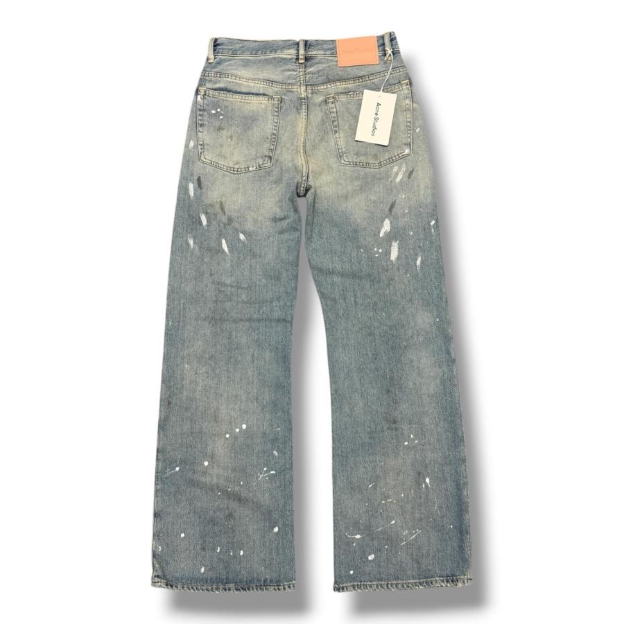 Acne Studios ペイント加工 デニム EU46 ダメージ ワイド ACNE STUDIOS アクネストゥディオズ Trafalgar デニムパンツ ペイント