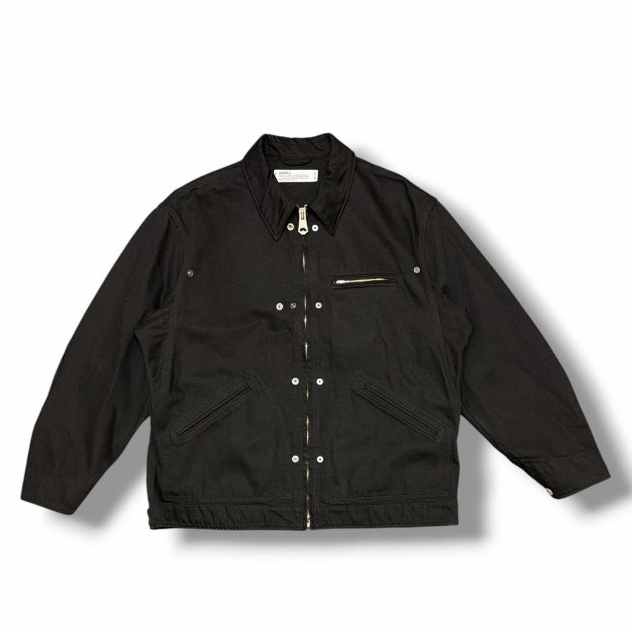 参考上代66000円 DAIRIKU 26SS Jack 3PKT Work Jacket ワークジャケット ブルゾン ダイリク 26SS BC-1 ブラック M （16429M） DAIRIKU ダイリク 26SS Jack 3PKT Work Jacket ワークジャケット