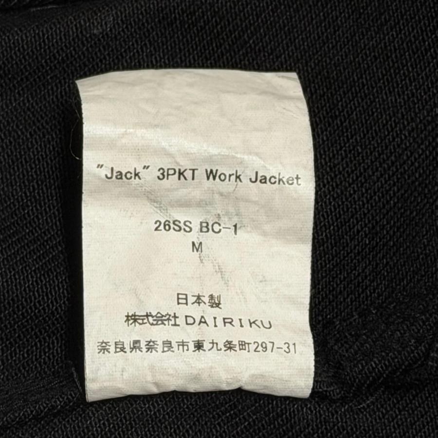 DAIRIKU ダイリク 26SS Jack 3PKT Work Jacket ワークジャケット