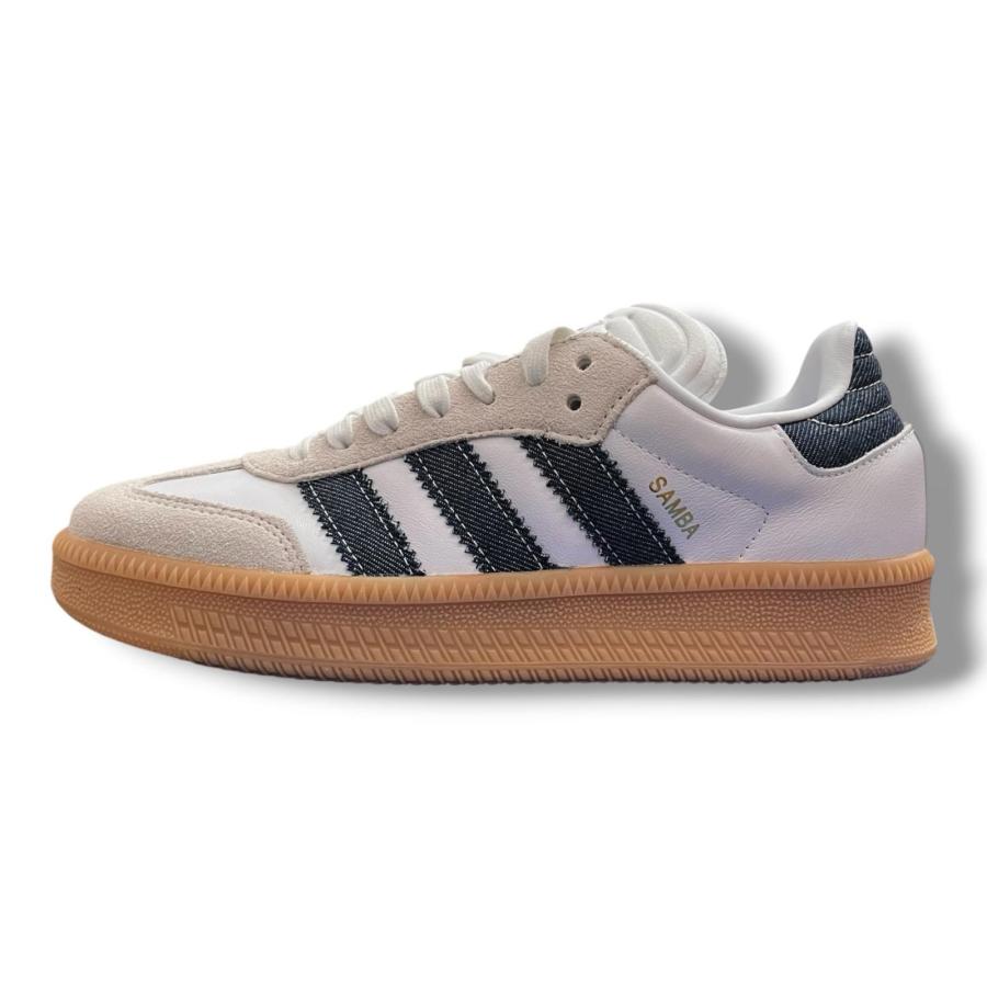 未使用  SAMBA XLG サンバ ガムソール スニーカー アディダス JQ7440 ホワイト 25cm （16662M） adidas（アディダス） SAMBA XLG サンバ ガムソール スニーカー JQ7440