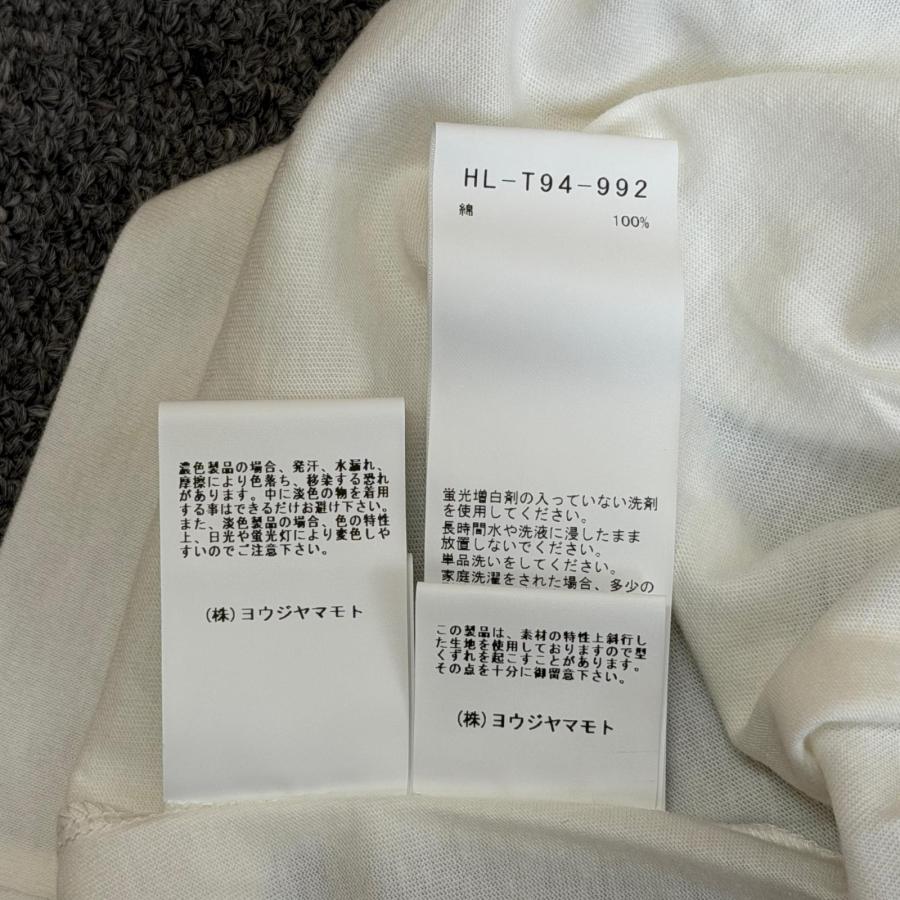 Yohji Yamamoto（ヨウジヤマモト） 25AW Short-sleeved printed T