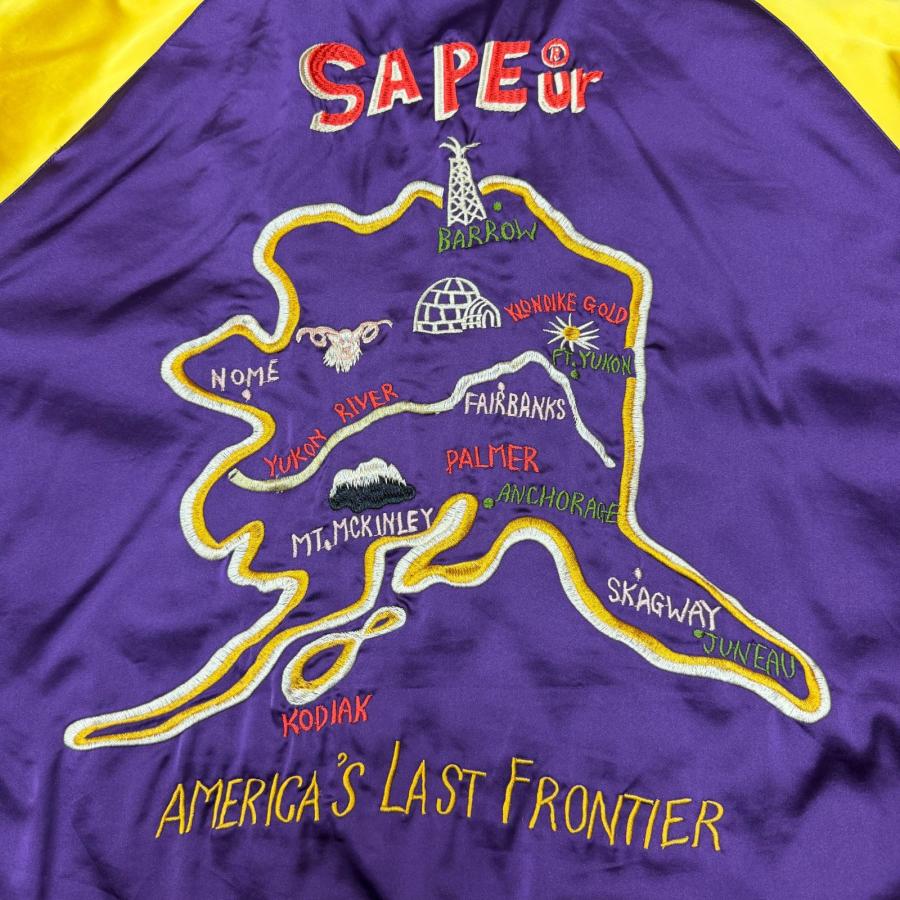 SAPEur サプール REVERSIBLE SOUVENIR スカジャンXL SAPEur サプール Reversible Souvenir Jkt 