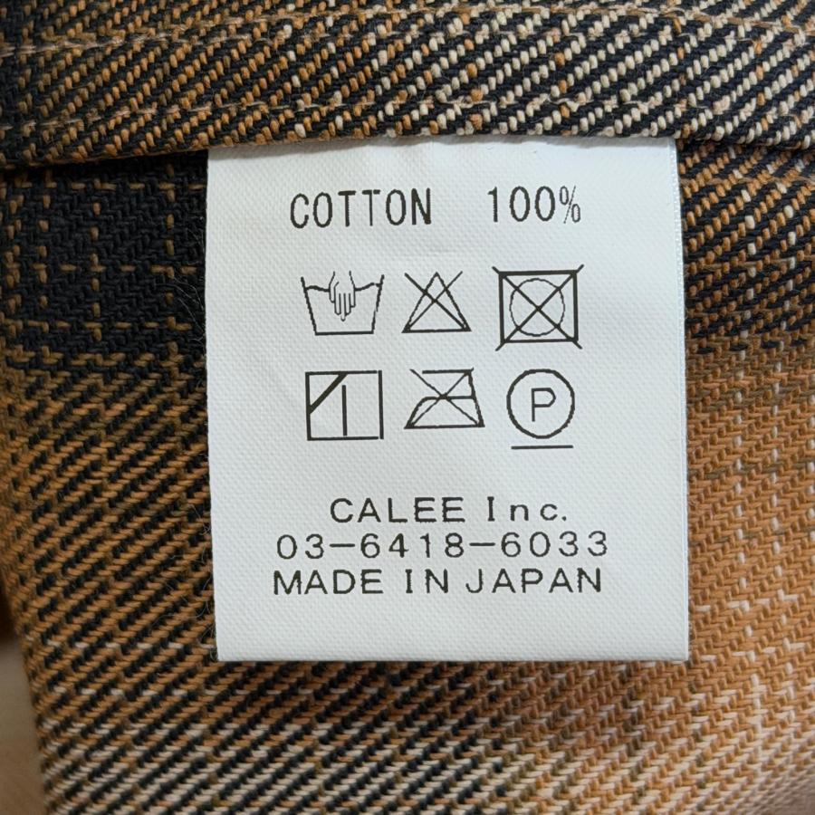 CALEE（キャリー） 未使用品 25AW OMBRE CHECK WESTERN L/S オンブレ