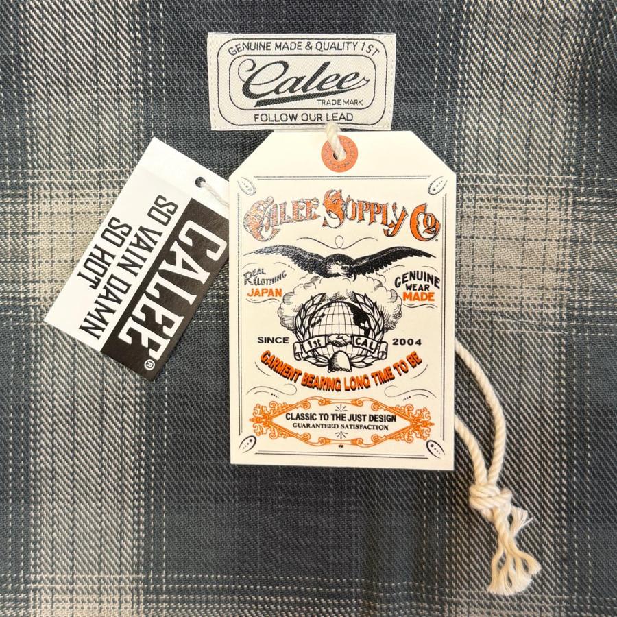 CALEE（キャリー） 未使用品 25AW OMBRE CHECK WESTERN L/S オンブレ