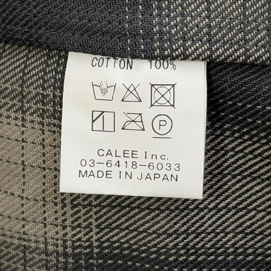 CALEE（キャリー） 未使用品 25AW OMBRE CHECK WESTERN L/S オンブレ 