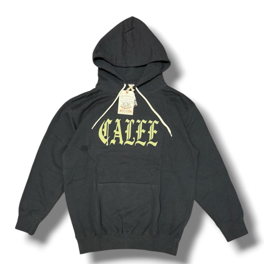 CALEE LOGO PULLOVER HD　BLACK　プルオーバーパーカー CALEE（キャリー） 25AW O/E LOGO PULLOVER HD ロゴフーディー