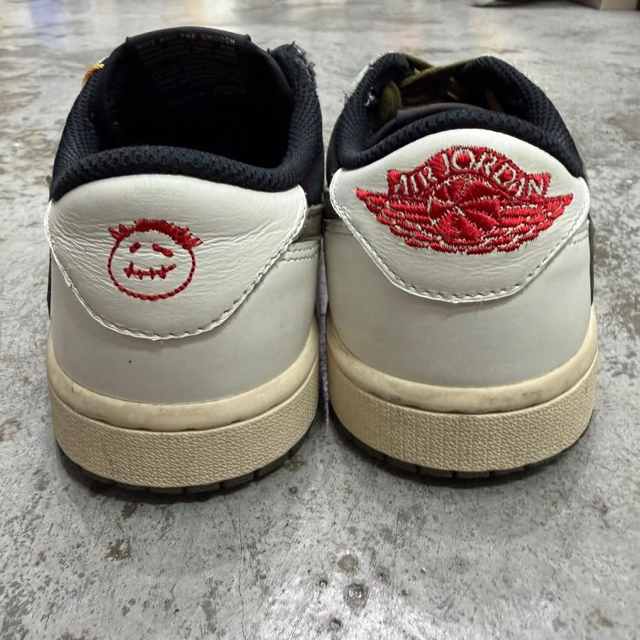 NIKE ナイキ Women's Air Jordan 1 Low OG Medium Olive  ミディアムオリーブ トラヴィススコット スニーカー DZ4137-106 オリーブ 1781Aの画像