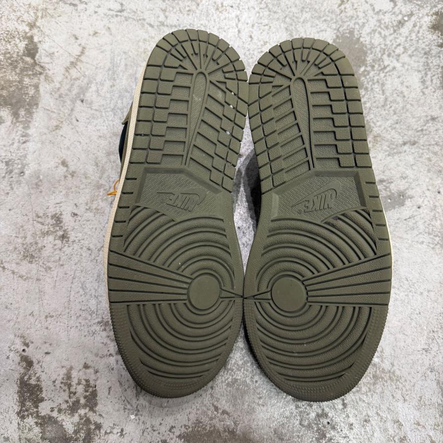 NIKE ナイキ Women's Air Jordan 1 Low OG Medium Olive  ミディアムオリーブ トラヴィススコット スニーカー DZ4137-106 オリーブ 1781Aの画像