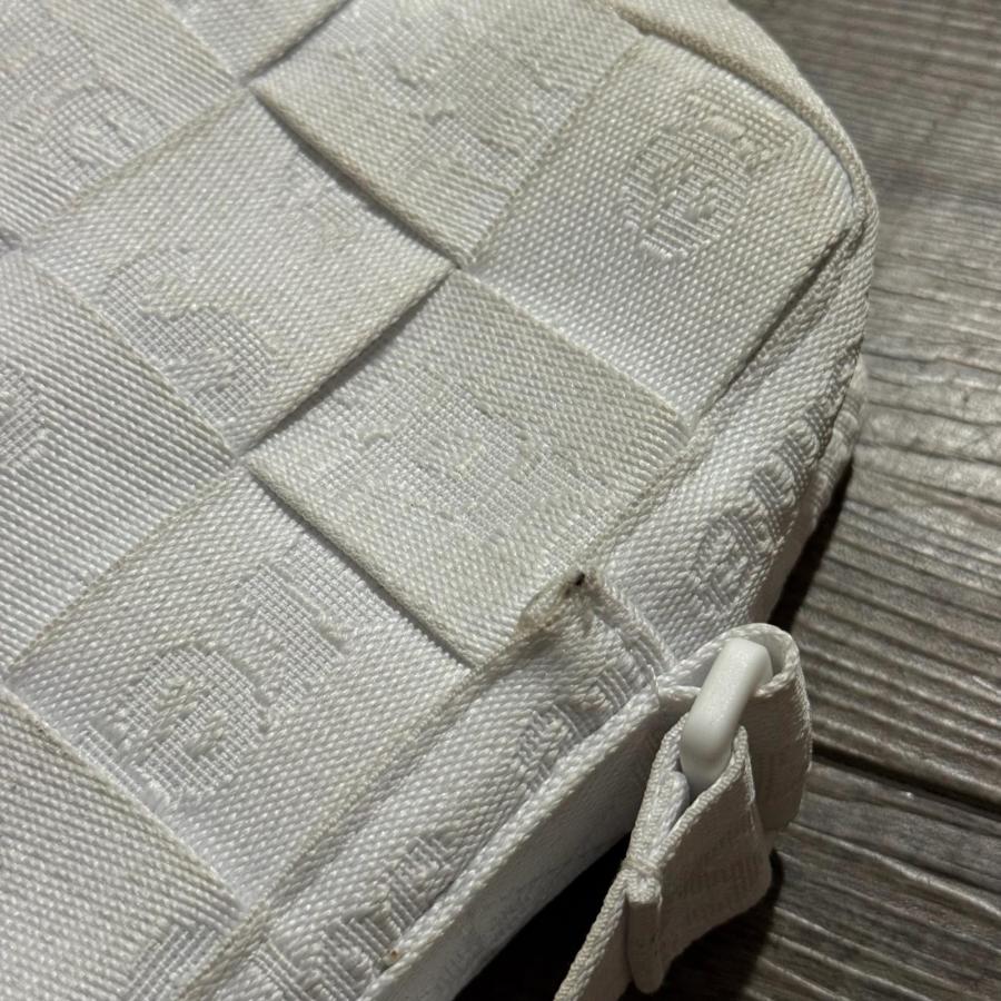 国内正規 Supreme 23SS Woven Shoulder Bag ウーブンショルダーバッグ ミニバッグ カバン シュプリーム ホワイト F （1813M） Supreme（シュプリーム） 23SS Woven Shoulder Bag ウーブンショルダー