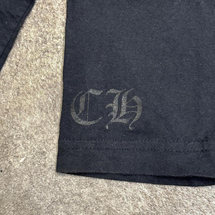 CHROME HEARTS クロムハーツ CH LS NECK LOGO ネックロゴプリント 袖