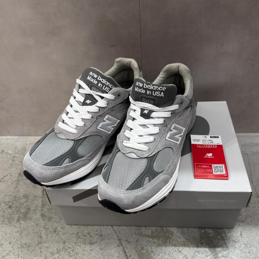 New Balance（ニューバランス） 993 Gray スウェード スニーカー 