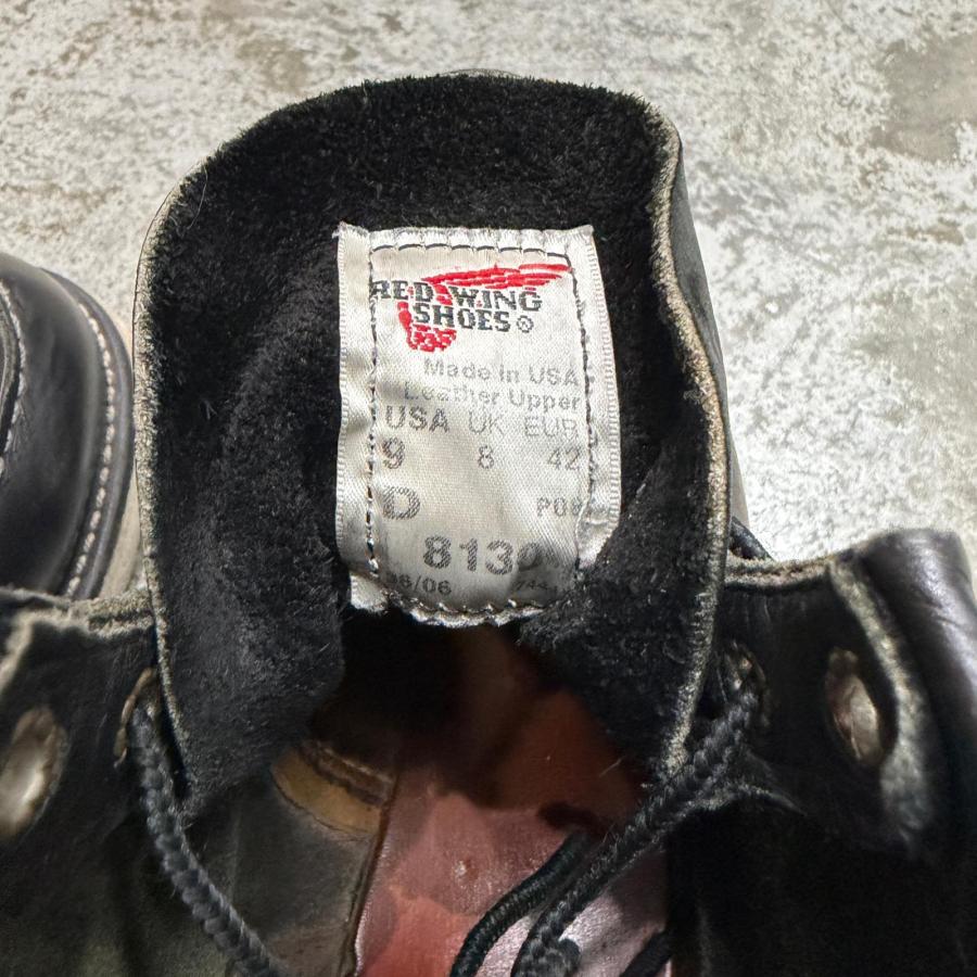 RED WING レッドウィング 8130 アイリッシュセッター ブーツ ブラック