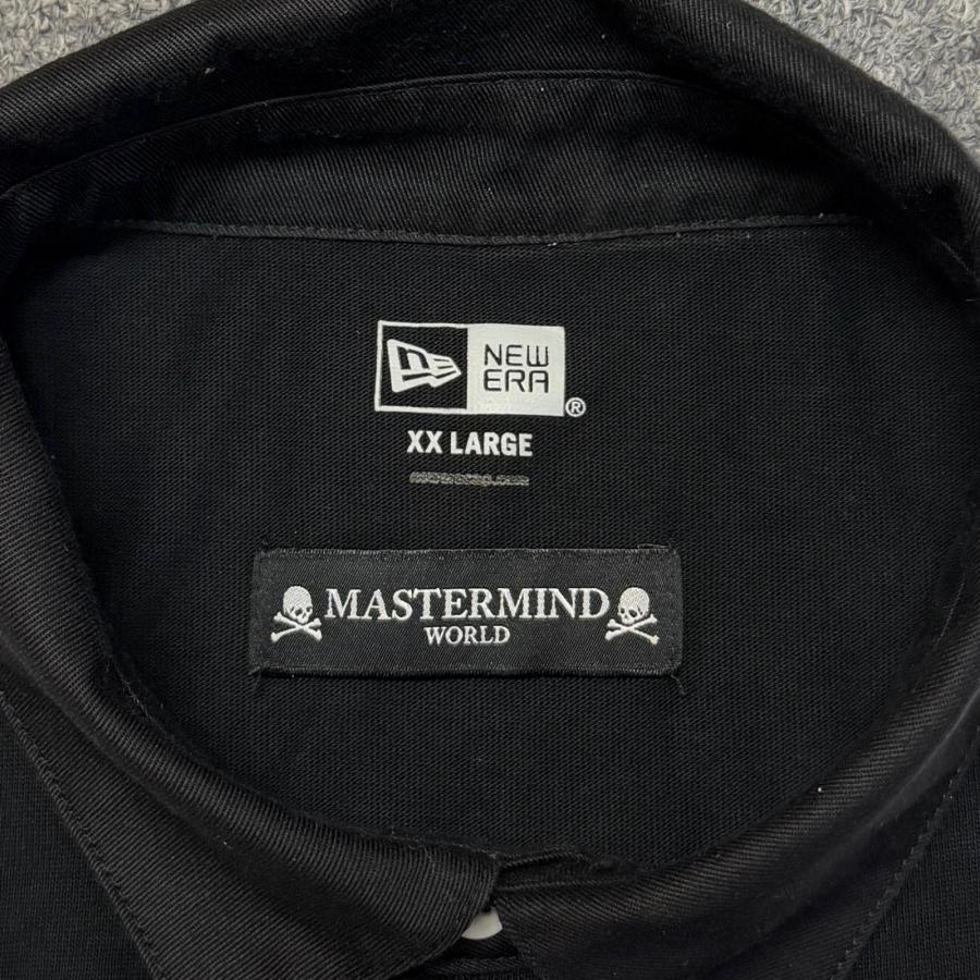 美品　マスターマインド×ニューエラ　ポロシャツ　黒系 mastermind JAPAN × NEW ERA マスターマインドジャパン ニューエラ