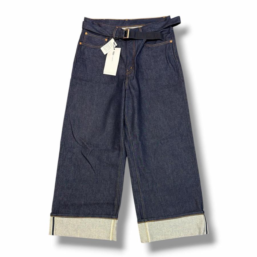 sacai（サカイ） × Levi's リーバイス Denim Pants ベルテッドワイド