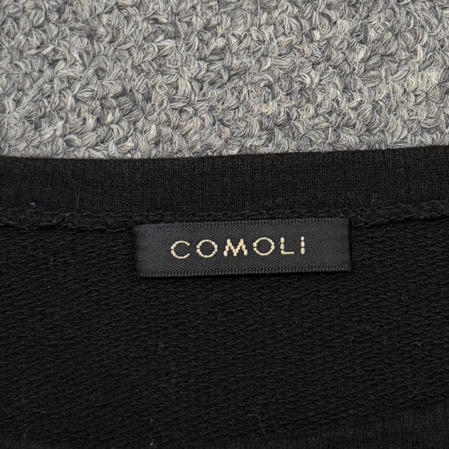 COMOLI コモリ 25AW コットンボートネック Tシャツ 長袖カットソー C03