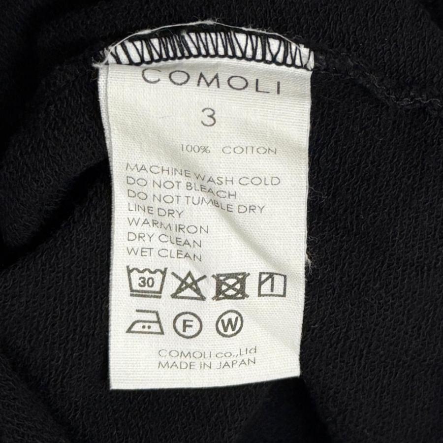COMOLI コモリ 25AW コットンボートネック Tシャツ 長袖カットソー C03