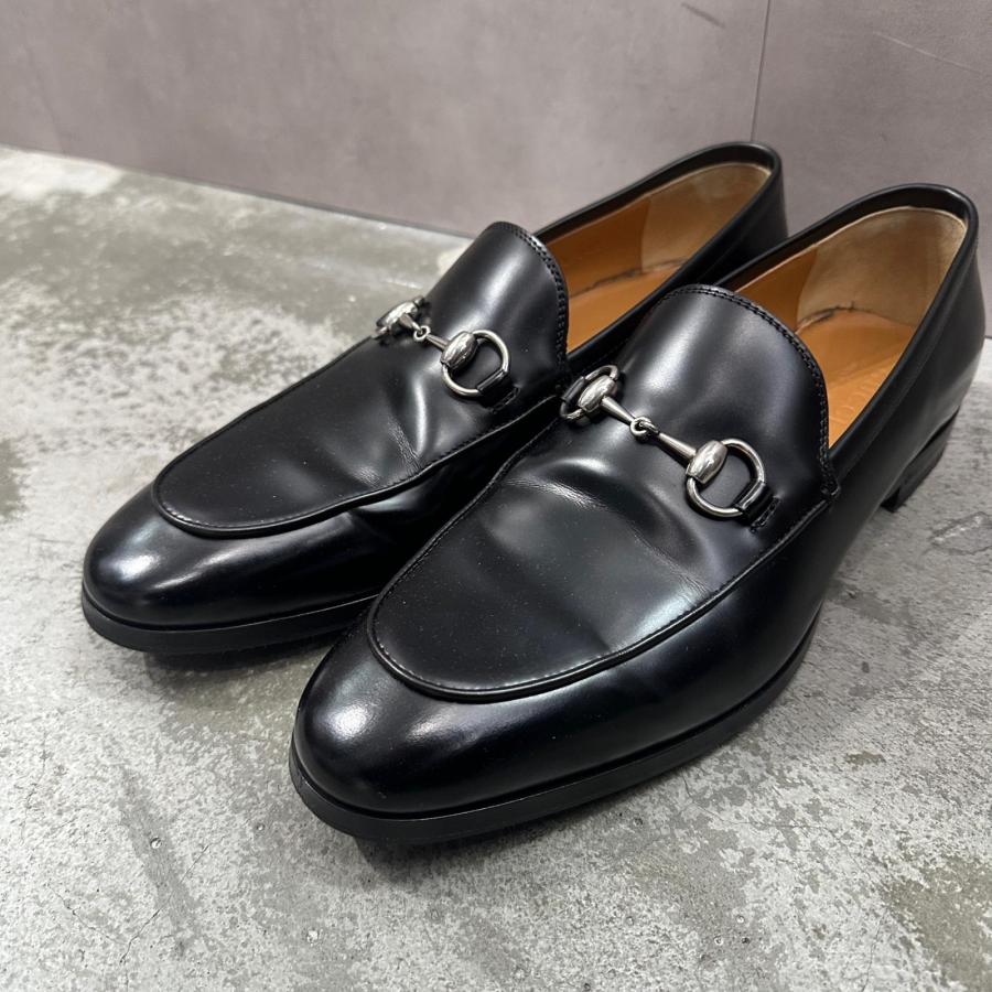 GUCCI（グッチ） ホースビット ローファー 短靴 795116 ブラック 26.5