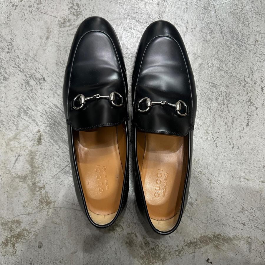 GUCCI（グッチ） ホースビット ローファー 短靴 795116 ブラック 26.5