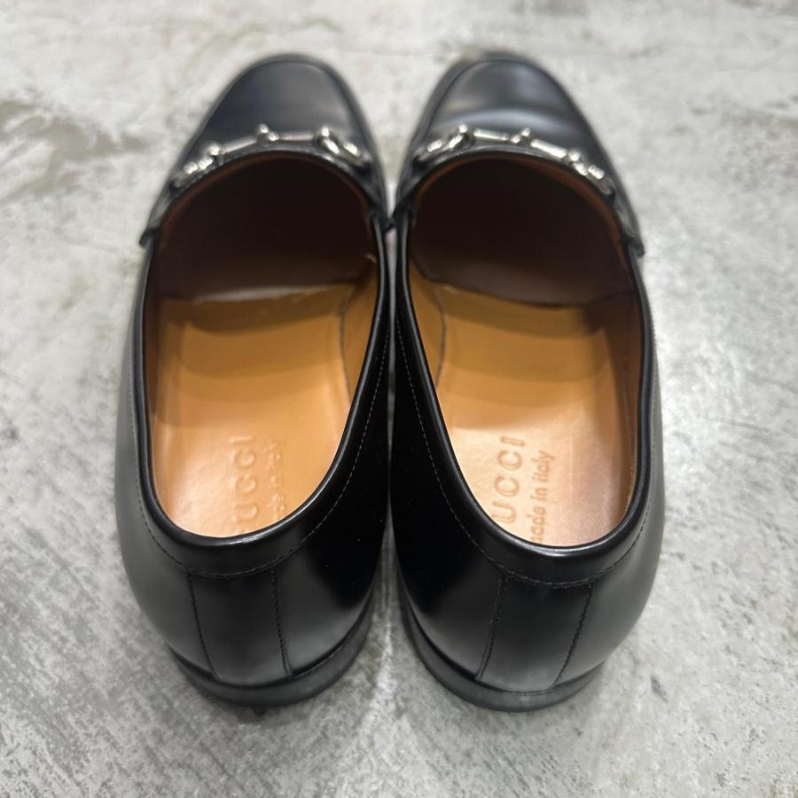 GUCCI（グッチ） ホースビット ローファー 短靴 795116 ブラック 26.5