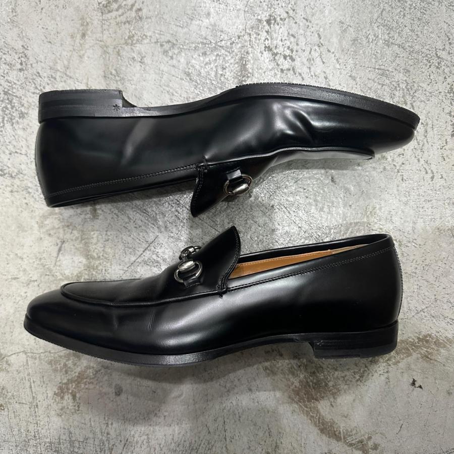 GUCCI（グッチ） ホースビット ローファー 短靴 795116 ブラック 26.5