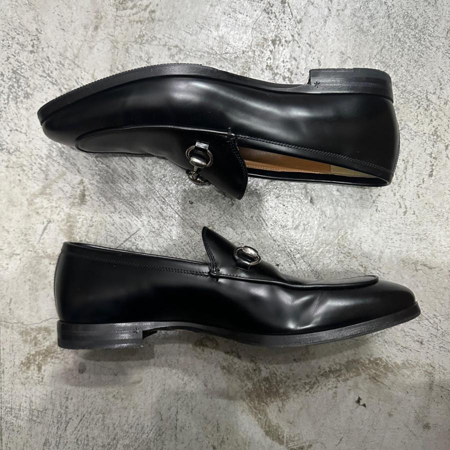 GUCCI（グッチ） ホースビット ローファー 短靴 795116 ブラック 26.5