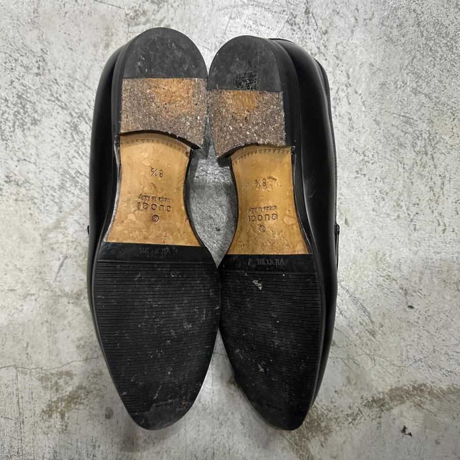 GUCCI（グッチ） ホースビット ローファー 短靴 795116 ブラック 26.5