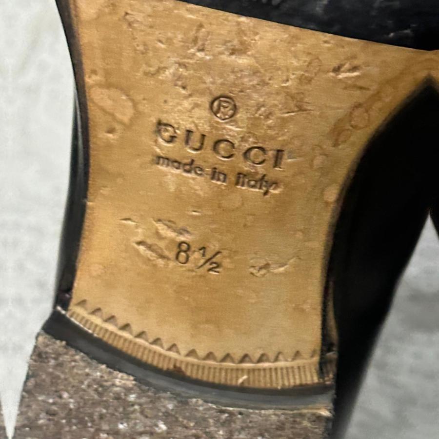 GUCCI（グッチ） ホースビット ローファー 短靴 795116 ブラック 26.5
