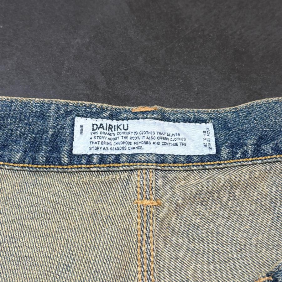 DAIRIKU ダイリク 26SS Vintage Washed Painter Denim Wide Pants