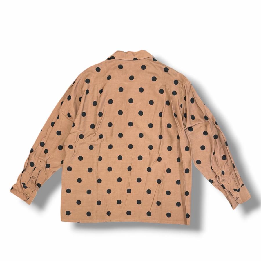 WACKO MARIA（ワコマリア） 23AW DOTS OPEN COLLAR SHIRT ドット