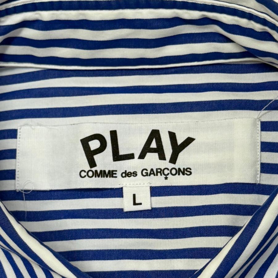 PLAY COMME des GARCONS プレイコムデギャルソン Stripe Shirt With