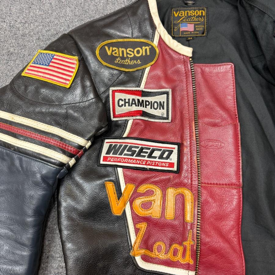 VANSON（バンソン） ワンスターレザージャケット シングルライダース