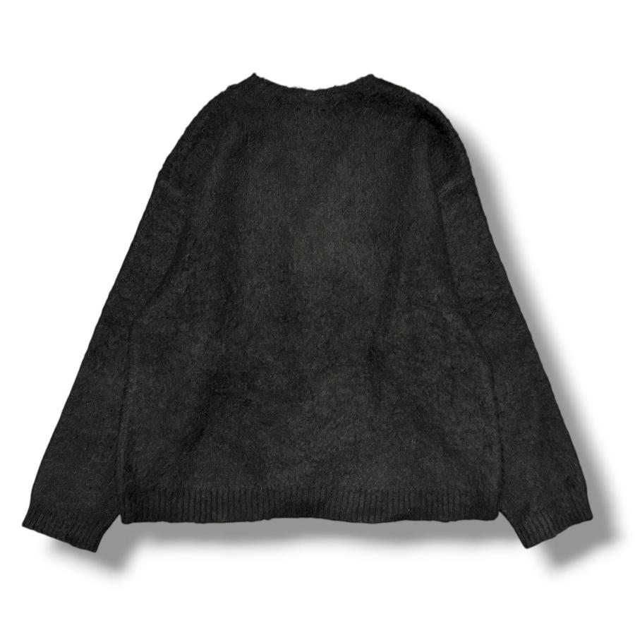 セントマイケル　カーディガン KNIT CARDIGAN L ブラック　未使用 SAINT MICHAEL セントマイケル 24AW MOHAIR CARDIGAN モヘア