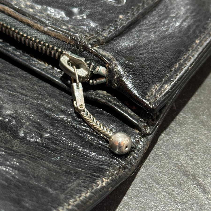 CHROME HEARTS クロムハーツ 1 ZIP HEART 1ジップ ハートボタン レザー