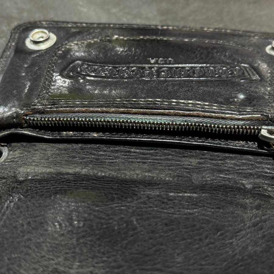 CHROME HEARTS クロムハーツ 1 ZIP HEART 1ジップ ハートボタン レザー