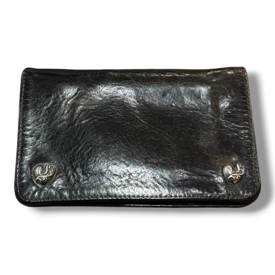 CHROME HEARTS クロムハーツ 1 ZIP HEART 1ジップ ハートボタン レザー